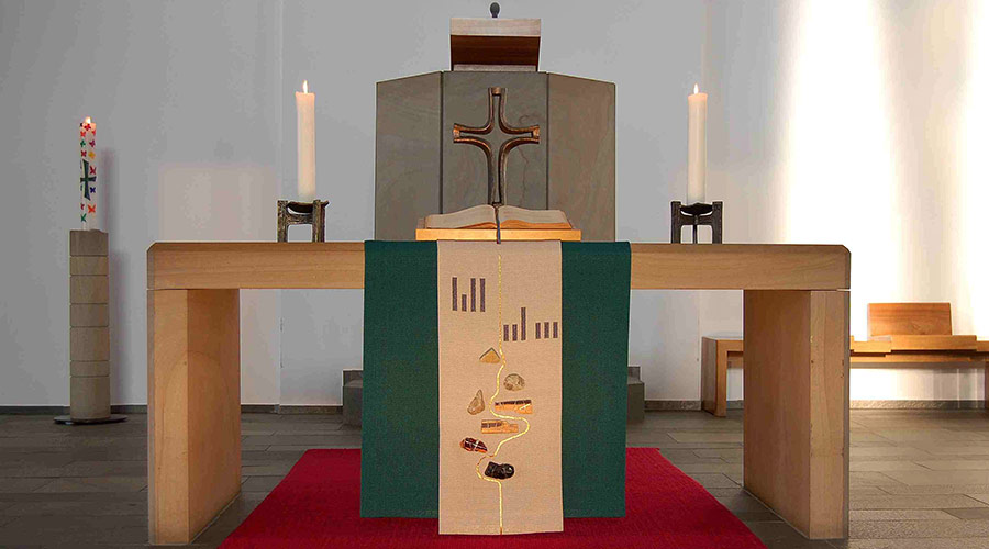 Altar mit Antependium